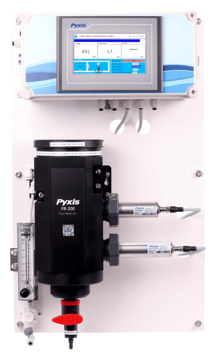 Pyxis DW-2100P-US Chlorine & Turbidity Analyzer Panel