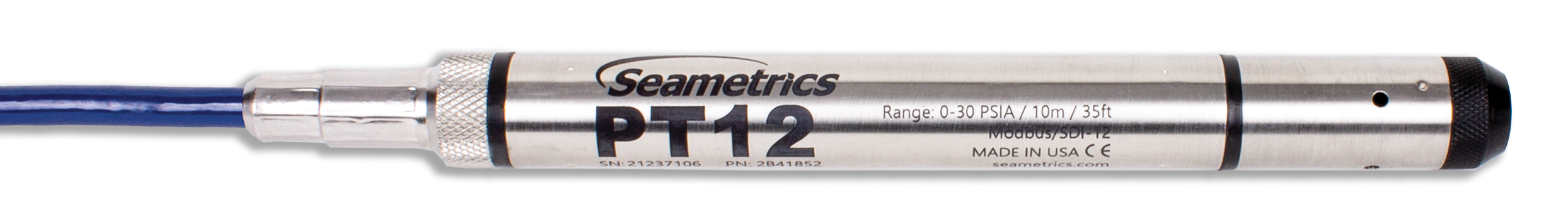 Seametrics PT12 Pressure & Temperature Transducer (Modbus / SDI-12)